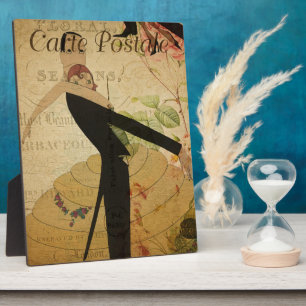French Postcard Plaque