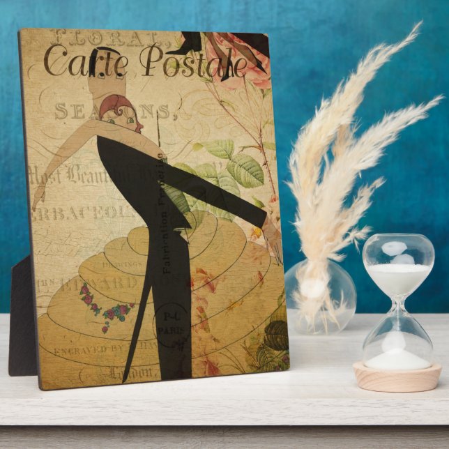 French Postcard Plaque (Side)