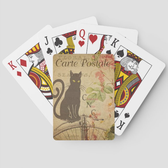 French Postcard Playing Cards (Back)