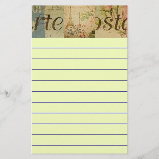 French Postcard Stationery (Front)