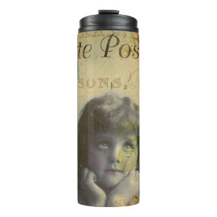 French Postcard Thermal Tumbler