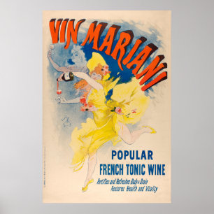 French Poster: Vin Mariani, French Tonic Wine Poster