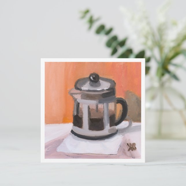French Press Card (Standing Front)