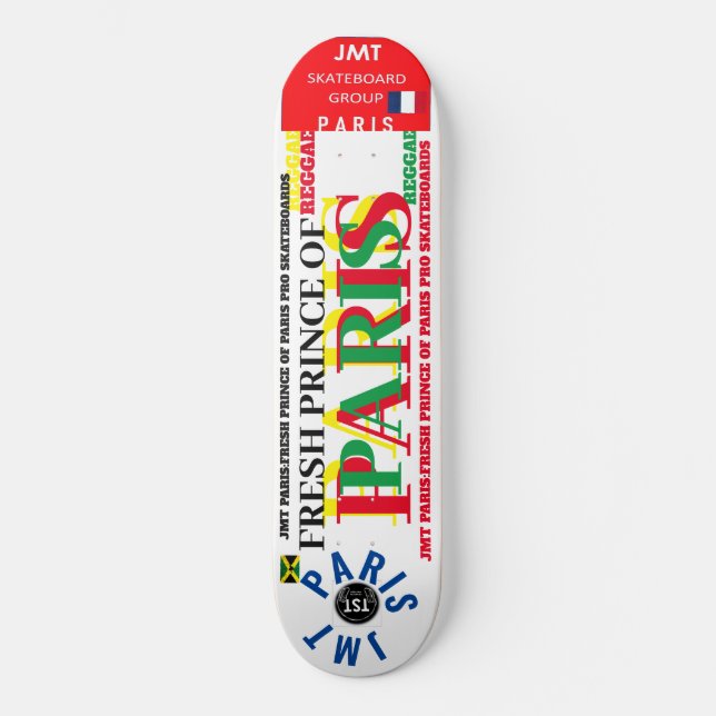 FRENCH PRINCE OF PARIS  8 1/4" Skateboard Deck (Front)