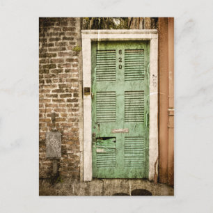 French Quarter Doorways Postcard