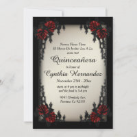 French Quarter Goth Antique Gold Quinceañera