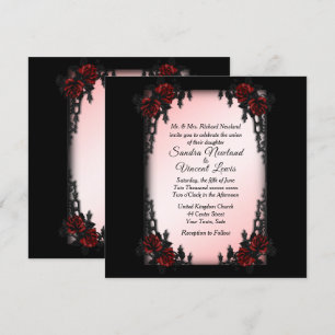 French Quarter Goth Wedding Invitation