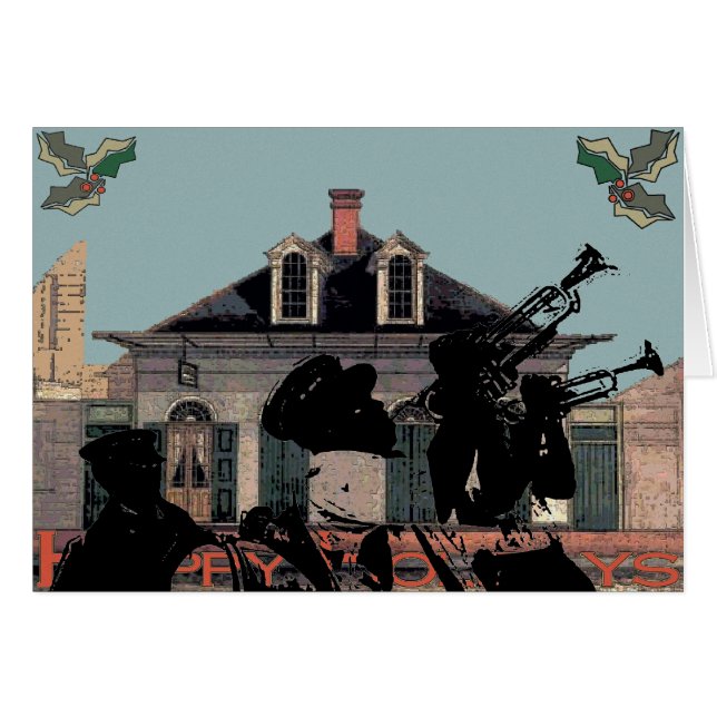 French Quarter Holiday Card (Front Horizontal)