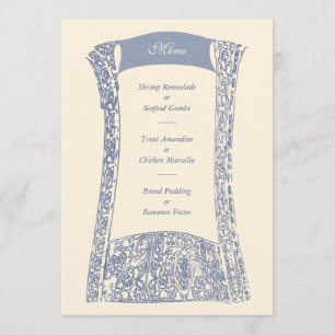 French Quarter Ironwork Wedding Event Menu