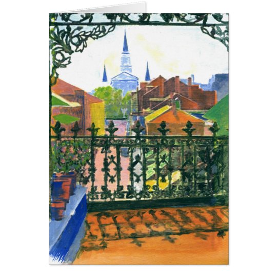 French Quarter Street Card
