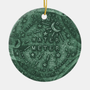 French Quarter Water Metre Ceramic Tree Decoration