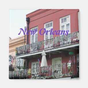 French Quarter Wrought Iron Balconies Magnet