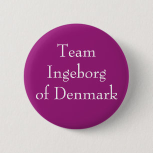 French Queen Ingeborg of Denmark 6 Cm Round Badge