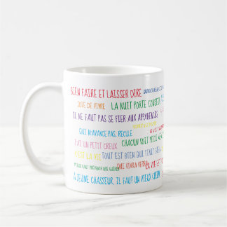 French Quotes Sayings Mug