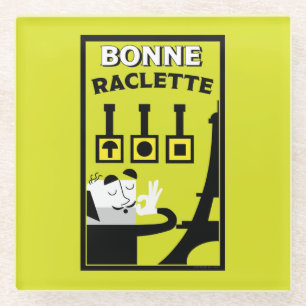 French Raclette Glass Coaster
