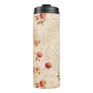 French Red Apples Thermal Tumbler