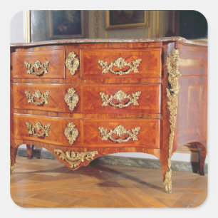 French Regency commode, c.1720 Square Sticker