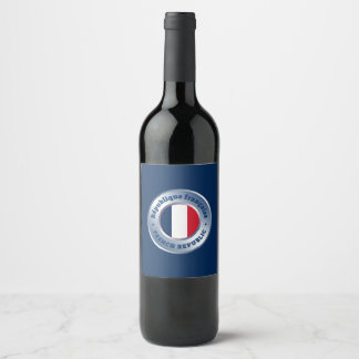 French Republic Wine Label