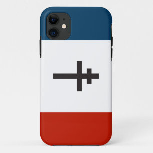 French resistance flag France symbol war cross his iPhone 11 Case
