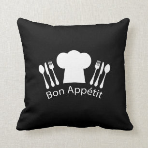French Restaurant Chefs Hat for Gourmet Cushion