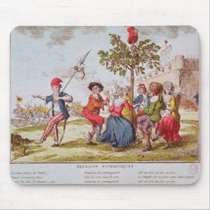 French revolutionaries dancing the carmagnole mouse mat