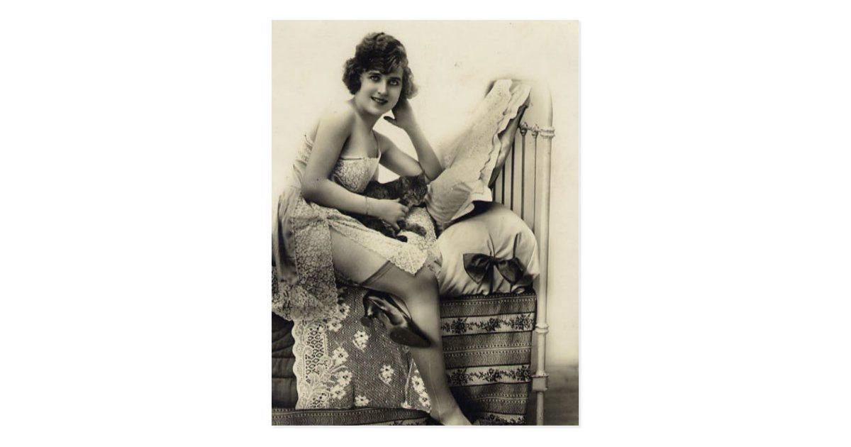 French Risqué Vintage photo Postcard | Zazzle.co.uk