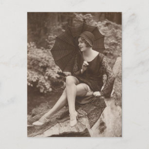 French Risqué Vintage  photo Postcard