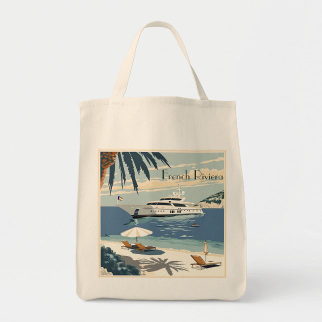 French Riviera: Iconic Destinations Tote Bag (Front)