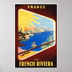 French Riviera Poster