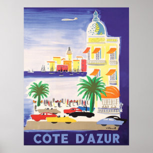 French Riviera Poster