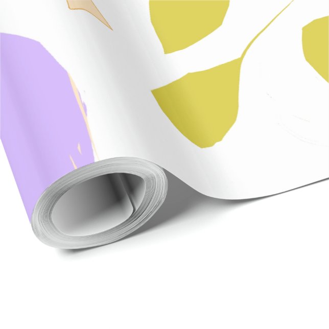 French Riviera style Wrapping Paper (Roll Corner)