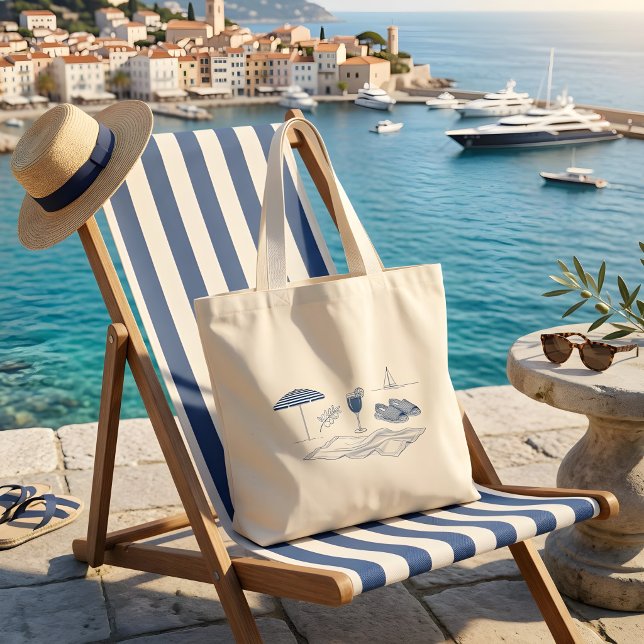 French Riviera Tote Bag (Creator Uploaded)