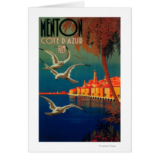French Riviera Travel Poster # 1 (Front)