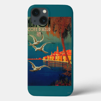 French Riviera Travel Poster # 1 iPhone 13 Case