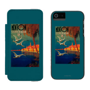 French Riviera Travel Poster # 1 Incipio Watson™ iPhone 5 Wallet Case