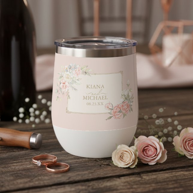 French Romance Wedding Floral Frame Blush ID870 (Creator Uploaded)