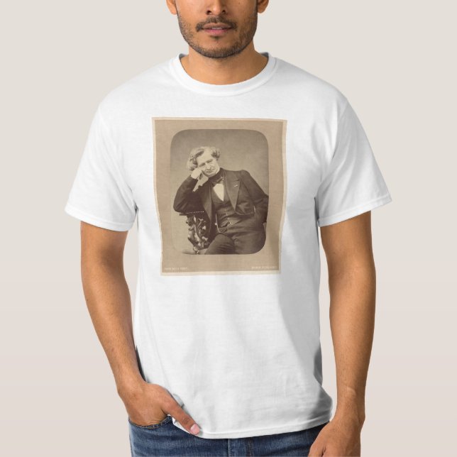 French Romantic composer Hector Berlioz T-Shirt (Front)