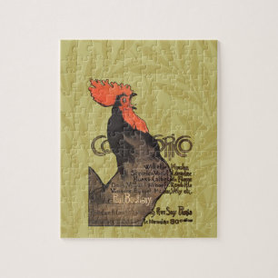 French Rooster Cocorico by Stenlen Art Poster Jigsaw Puzzle
