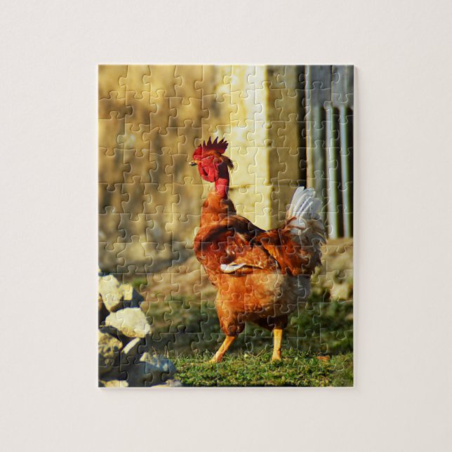 French rooster jigsaw puzzle (Vertical)