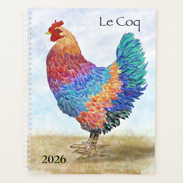 French Rooster Planner (Front)