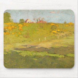 French Rural Landscape (by Georg Pauli) Mouse Mat