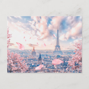 French Sakura Postcard