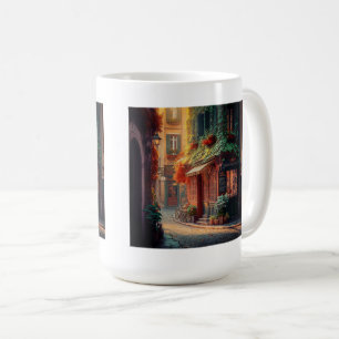 French Scene Classic Mug, 15 oz Coffee Mug
