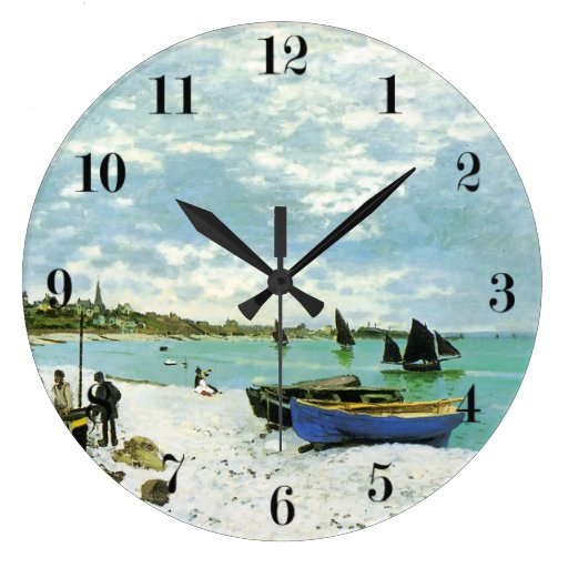 Image of French Seaside Wall Clock