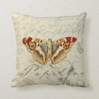 french shabby chic vintage butterfly cushion. cushion