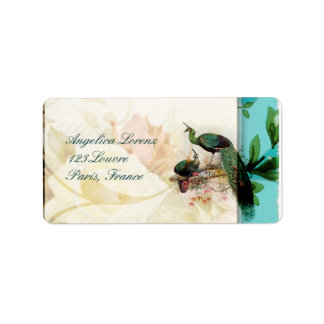 French Shabby chic Vintage Label