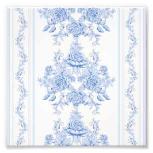 French,shabby chic, vintage,pale blue,white,countr photo print
