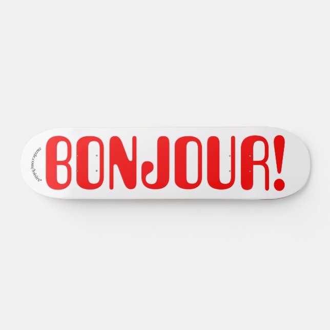 French Skateboard (Horz)