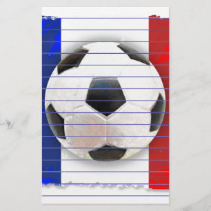 French Soccer Stationery