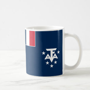 French Southern and Antarctic Lands Flag Ceramic  Coffee Mug